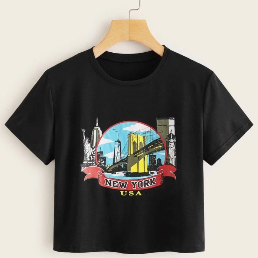 Black Newyork Tee